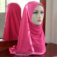Tudung Dubai Original dari Dubai Plain Tanpa Corak