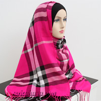 Selendang Shawl Pashmina Burberry