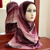 Tudung Syria Bercorak Asli dari Dubai kain cotton berkualiti 