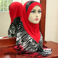 Tudung Syria Labuh Fabric Lycra Dubai 